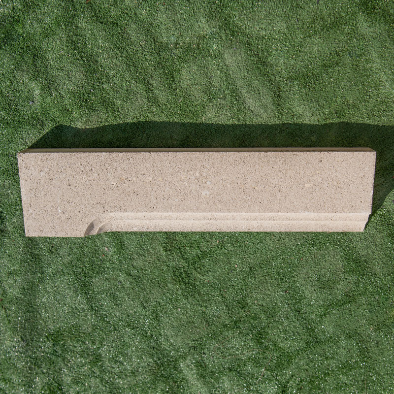 Encadrement Mouluré Retour Gauche - 80/20cm - Epaisseur 6cm - Pierre de Sireuil -