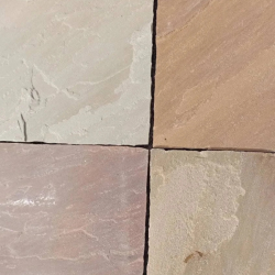 Dallage Kandla - Multicolore - 60x90cm - Epaisseur 2cm - Clivée -