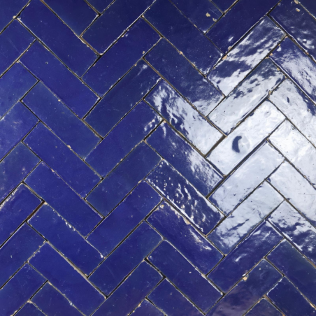 Véritable Bejmat de Fès - Bleu Majorelle -