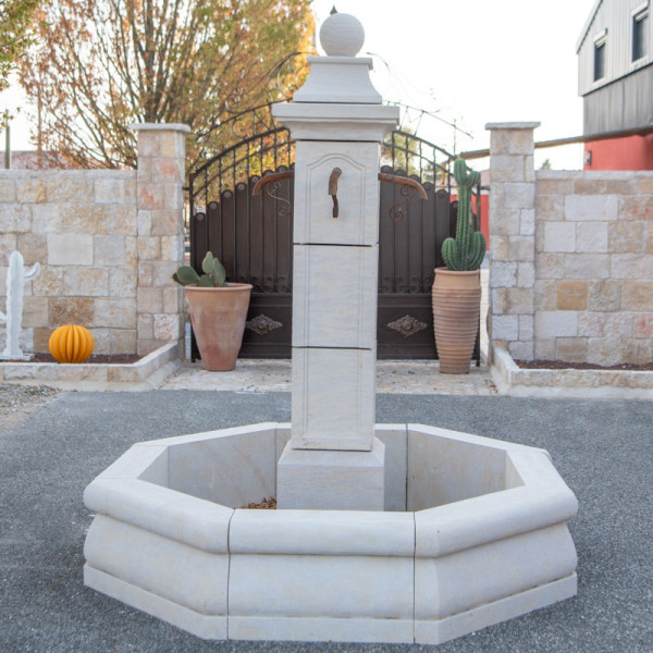 Fontaine Pierre de l'Atlas beige - Village - ø 2m -