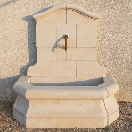 Fontaine Pierre de l'Atlas beige - Ramatuelle - 150/98cm - Hauteur 160cm -
