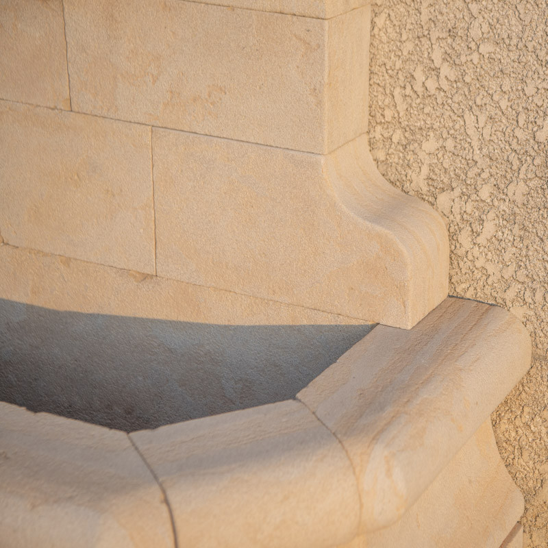 Fontaine Pierre de l'Atlas beige - Ramatuelle - 150/98cm - Hauteur 160cm -