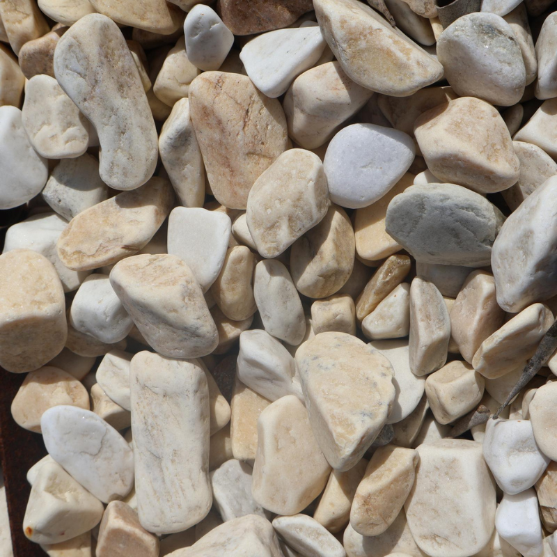 Echantillon - Galet - Vert Caméléon - 8/12mm -