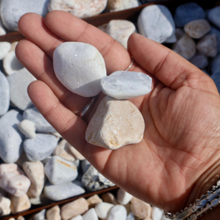 Echantillon - Galet - Vert Caméléon - 8/12mm -