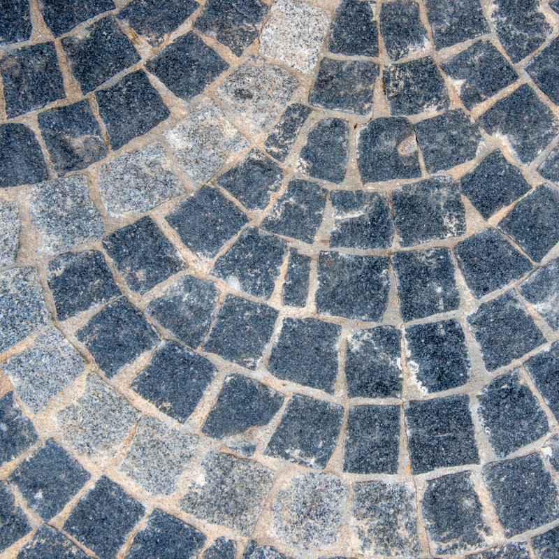 Pavé Granit - Noir - 10/8cm - Epaisseur 3/5cm - Eclaté -