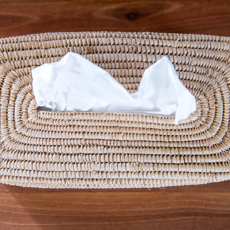 Cache Mouchoir - Osier - Rectangle -