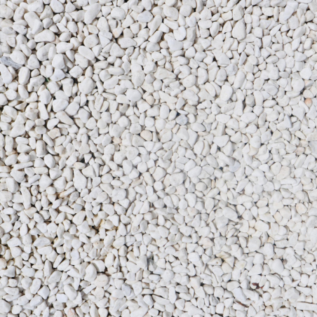 Galet de Marbre Blanc - Bigbag 1T -