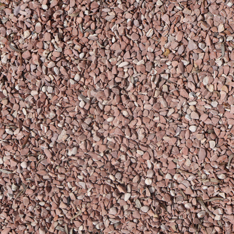 Galet de Marbre Rouge Alicante - Filet de 20 kg -