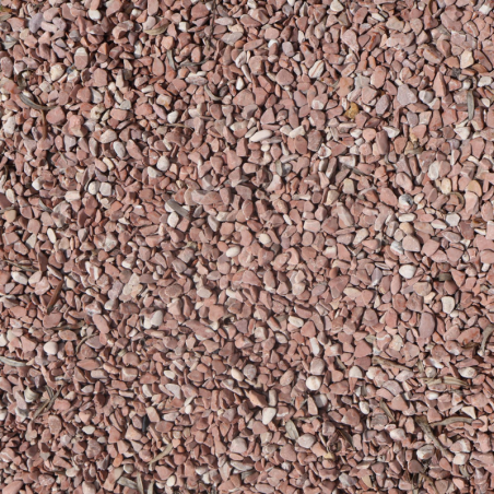 Galet de Marbre Rouge Alicante - Filet de 20 kg - Galet de Marbre Rouge Alicante - Filet de 20 kg -