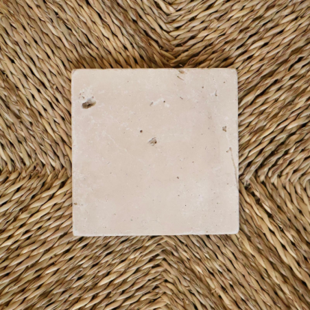 Echantillon - Travertin - 10 x 10 cm - Echantillon - Travertin - 10 x 10 cm -
