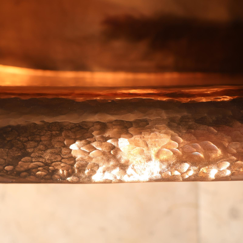 Baignoire en cuivre I - 180x80cm - Hauteur 75cm -