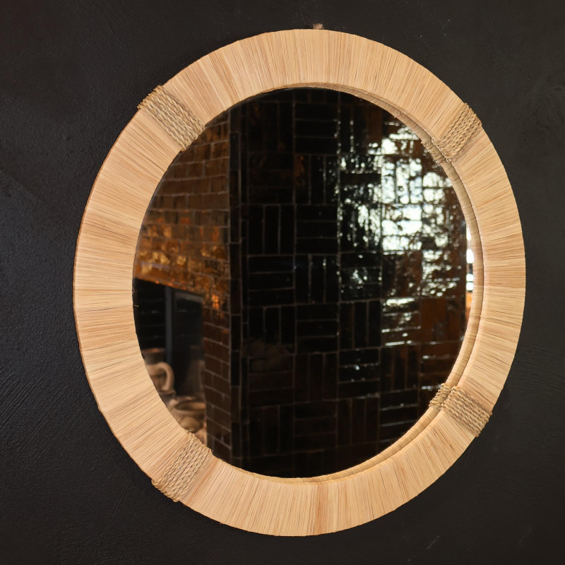 Miroir Artisanal - Mia Rond - S - ø 29cm -