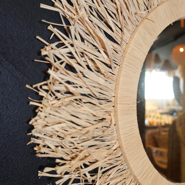 Miroir Artisanal - Jungle - S - ø 25cm -