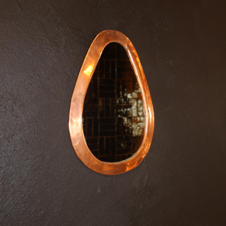 Miroir Artisanal - Oasis - S - ≈ L 23 x H 15,5 cm -