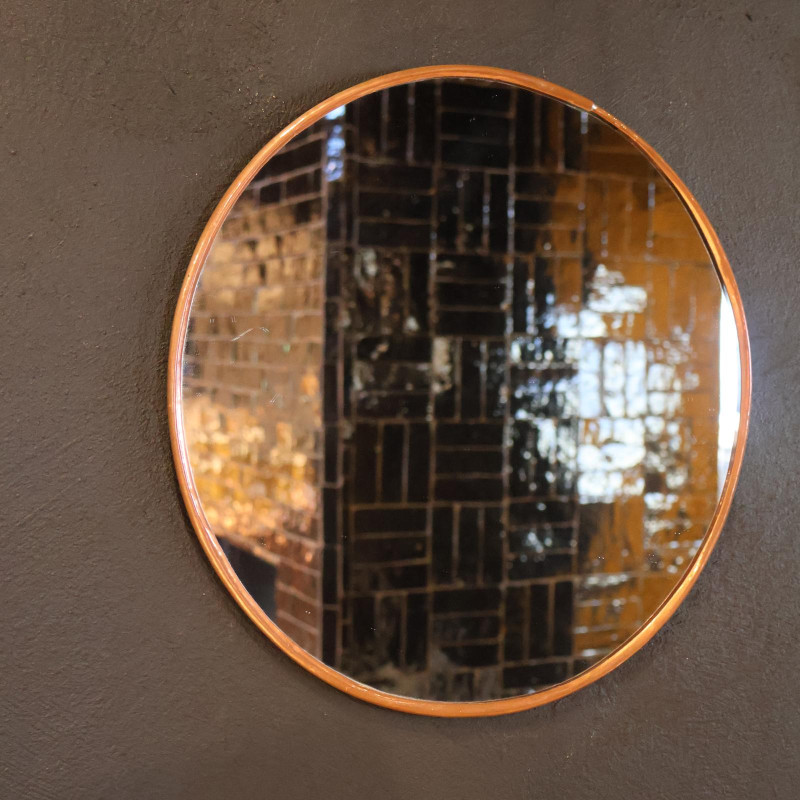 Miroir Artisanal - Orion - L - ø 40,5cm -