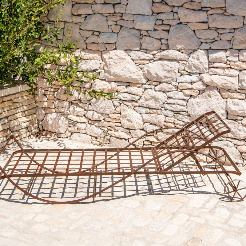 Bain de soleil - Fer Forgé - Massif -