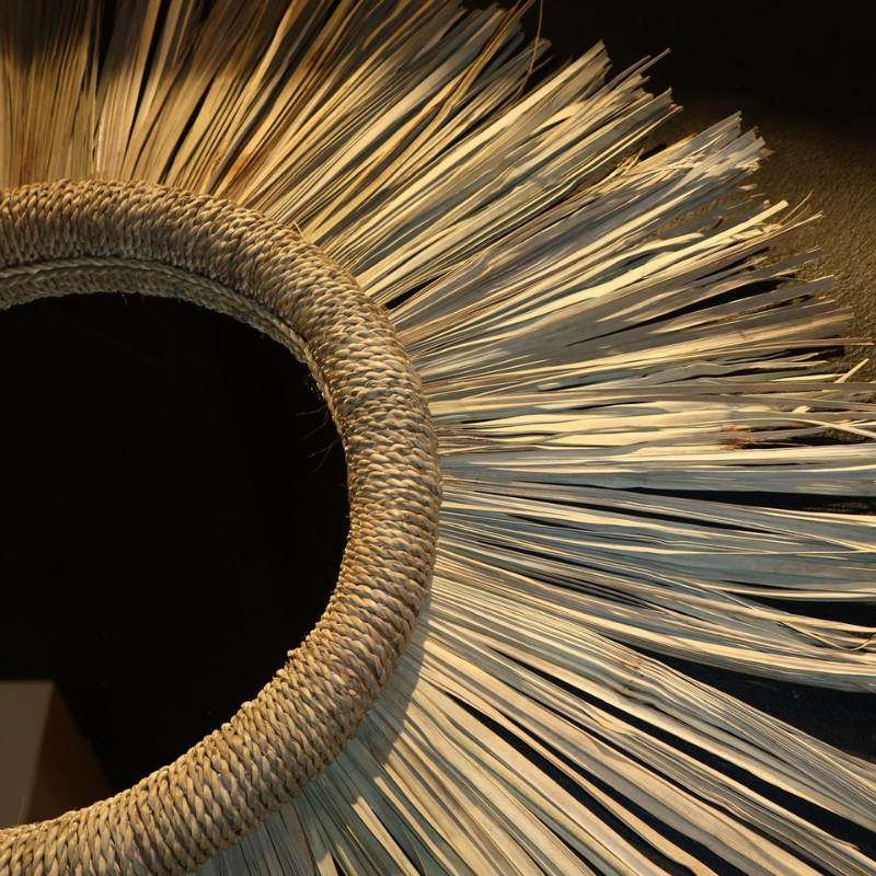 Miroir Artisanal - Palm - S - ø 64cm -