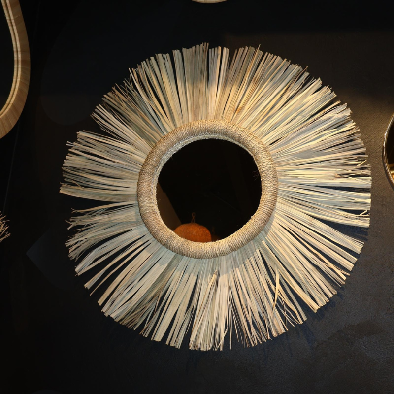 Miroir Artisanal - Palm - M - ø 78cm -