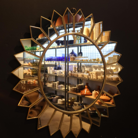 Miroir Artisanal - Sonia - ø 51cm -