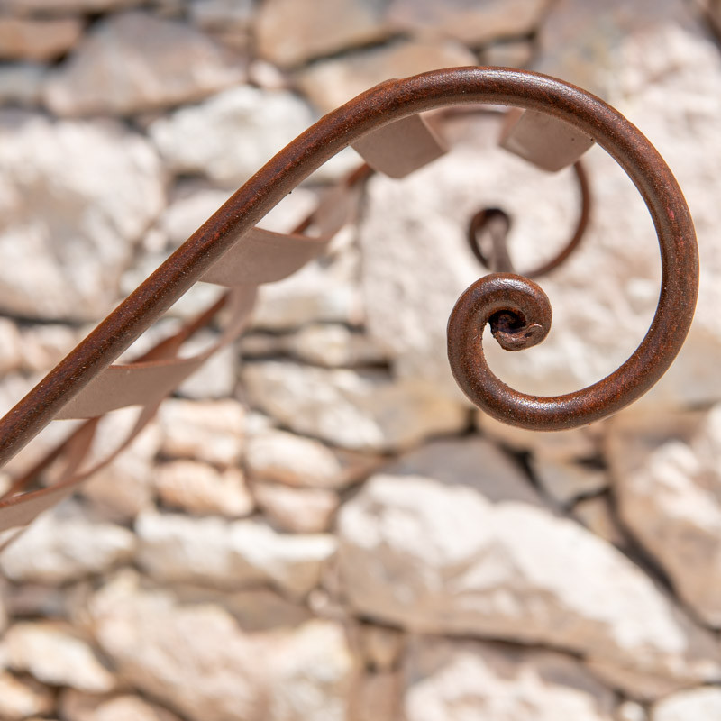 Transat - Fer Forgé - Vague avec Accoudoirs -