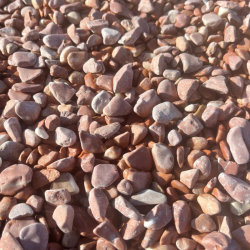 Galet de Marbre Rouge Alicante - 12/24mm - 20 kg -