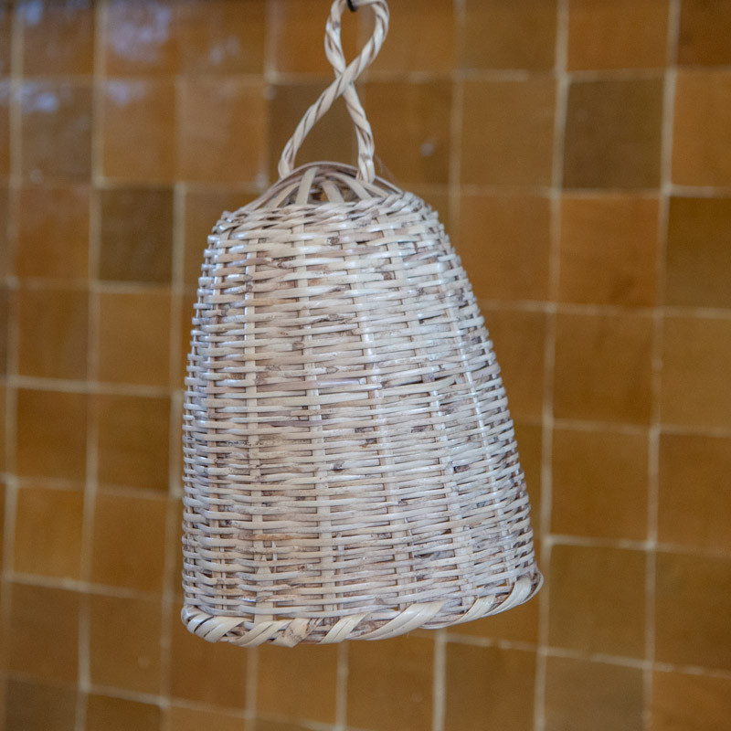 Suspension Dé en roseau - Plusieurs tailles disponibles -