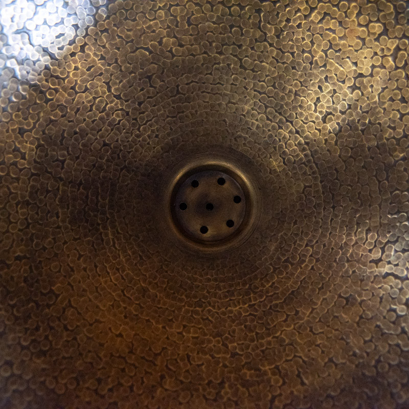 Vasque Laiton - ⌀ 30cm / ⌀ 35cm / ⌀ 40cm - Hauteur 15cm - Vieillie -