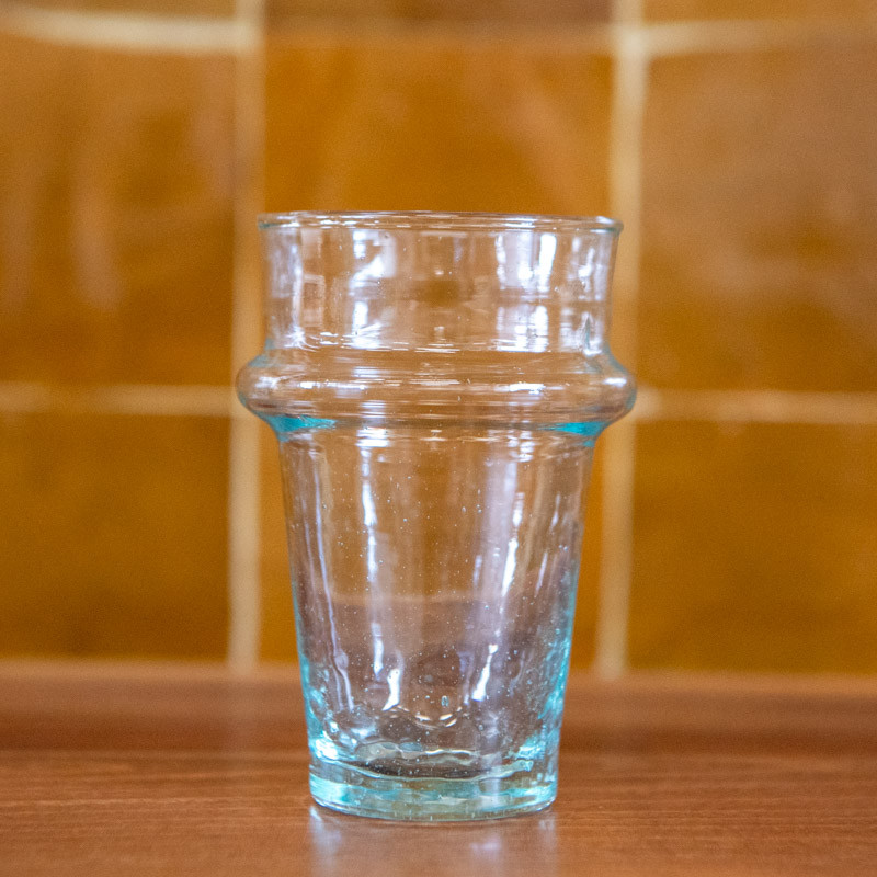 Verre Beldi - Blanc - Taille au choix S / M / L -