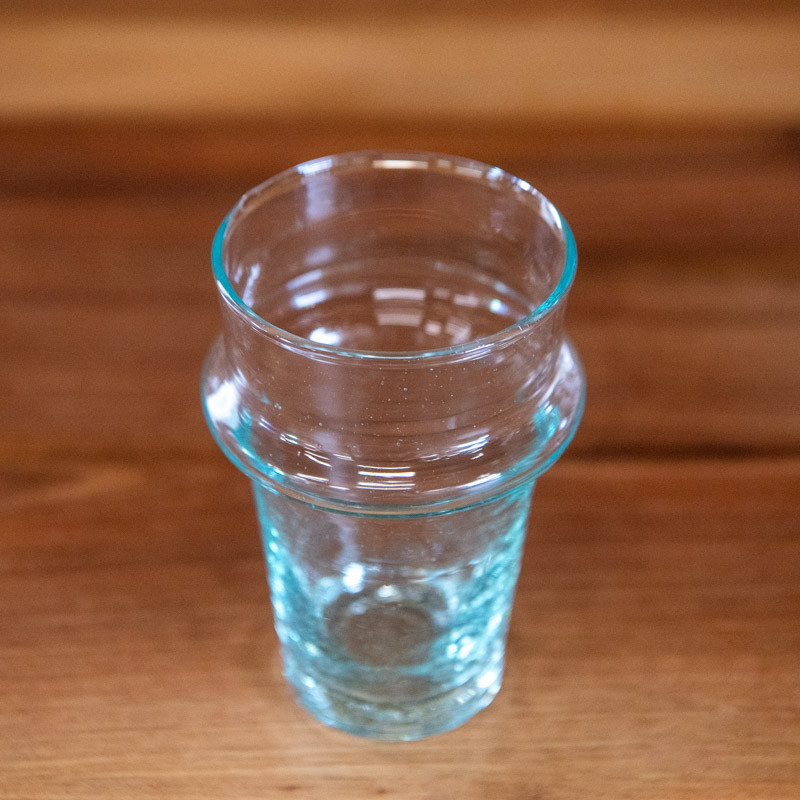 Verre Beldi - Blanc - Taille au choix S / M / L -