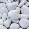 Galet de Marbre Blanc - 24/40mm - 20 kg -