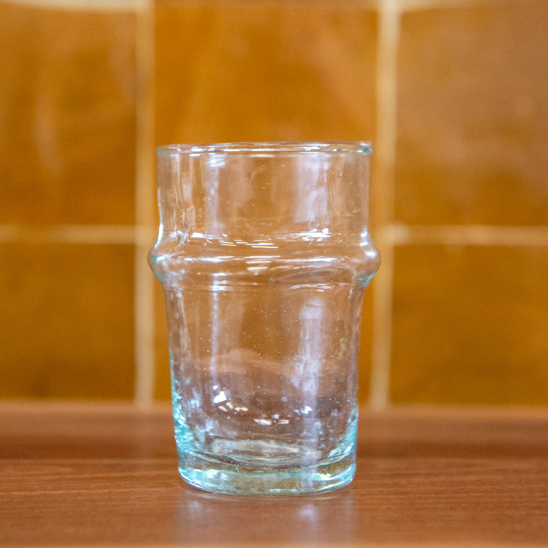 Verre Beldi - Blanc - Taille au choix S / M / L -