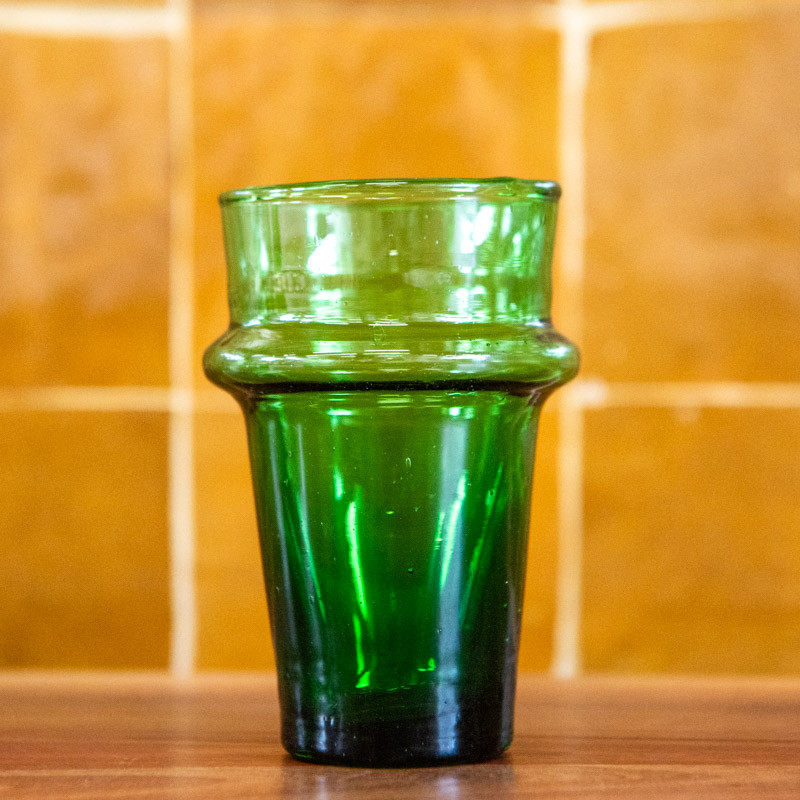Verre Beldi - Vert - Taille au choix S / M / L -