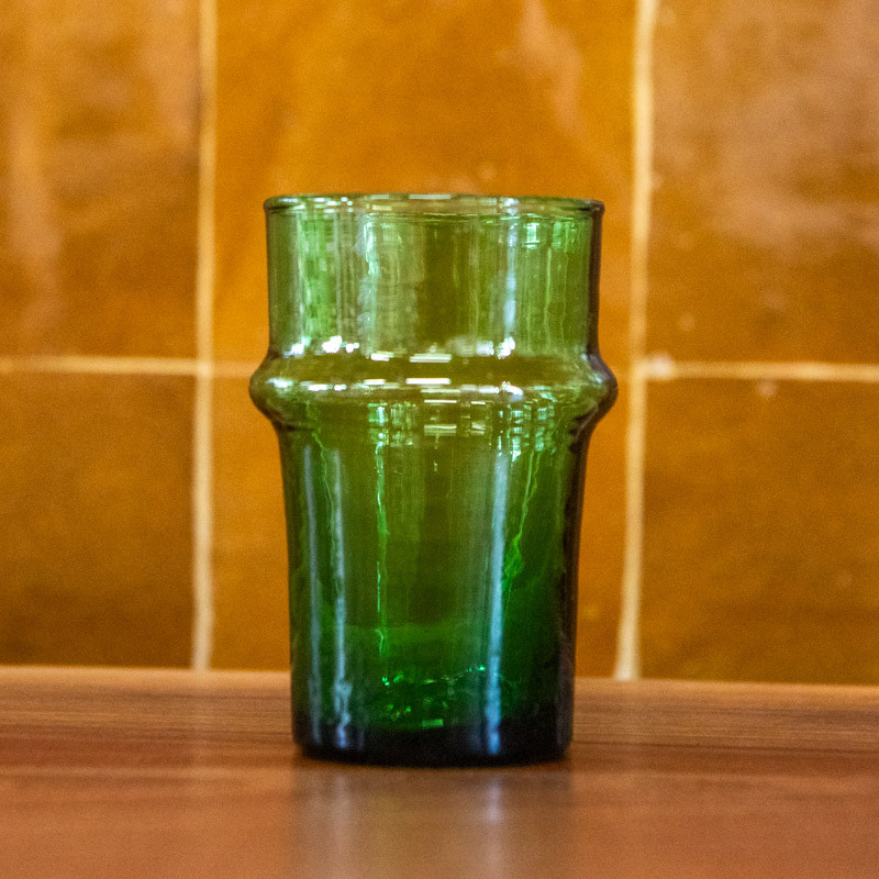Verre Beldi - Vert - Taille au choix S / M / L -