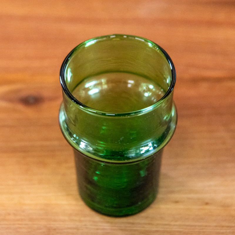 Verre Beldi - Vert - Taille au choix S / M / L -