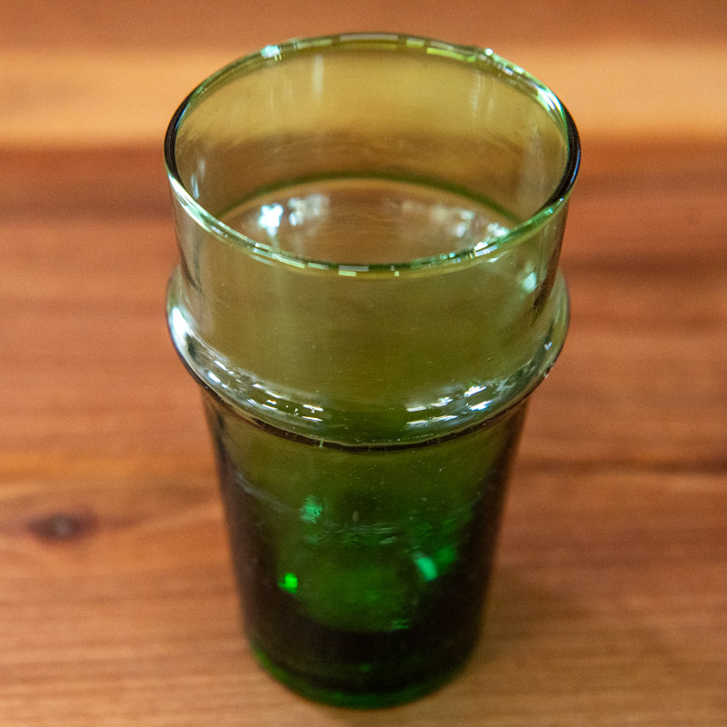 Verre Beldi - Vert - Taille au choix S / M / L -