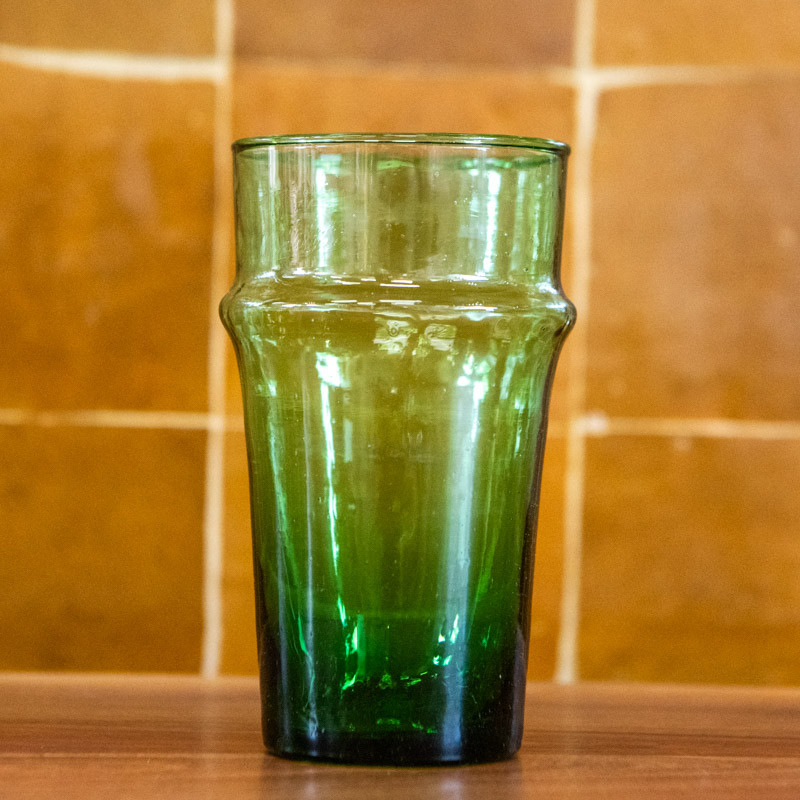 Verre Beldi - Vert - Taille au choix S / M / L -