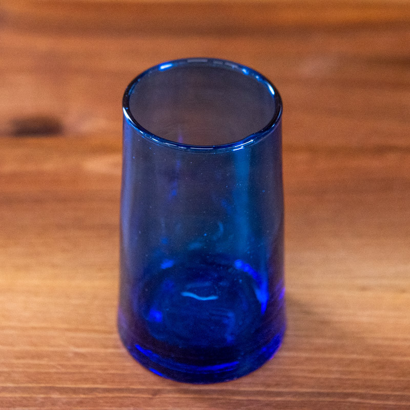 Verre Beldi Evasé - Bleu - Taille au choix S / M / L -