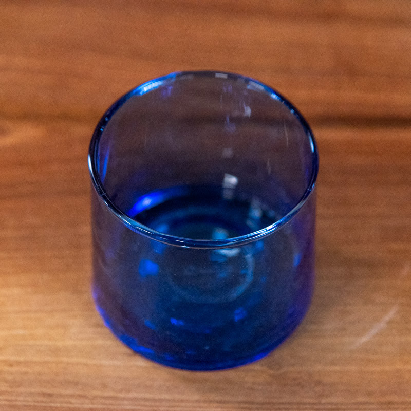 Verre Beldi Evasé - Bleu - Taille au choix S / M / L -