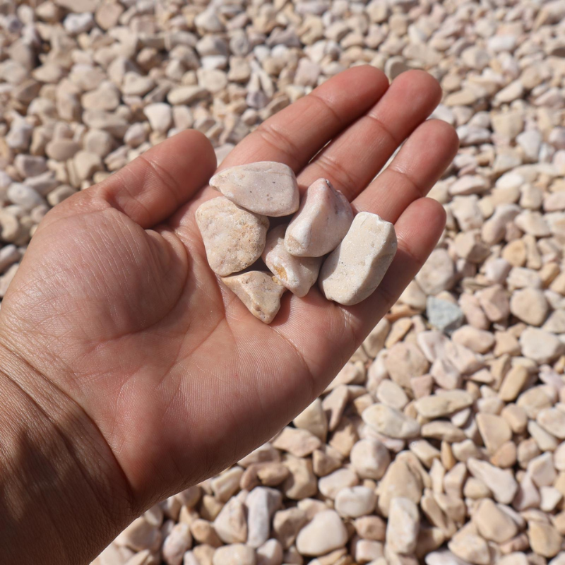 Echantillon - Galet - Rose Valencia -24/40mm -