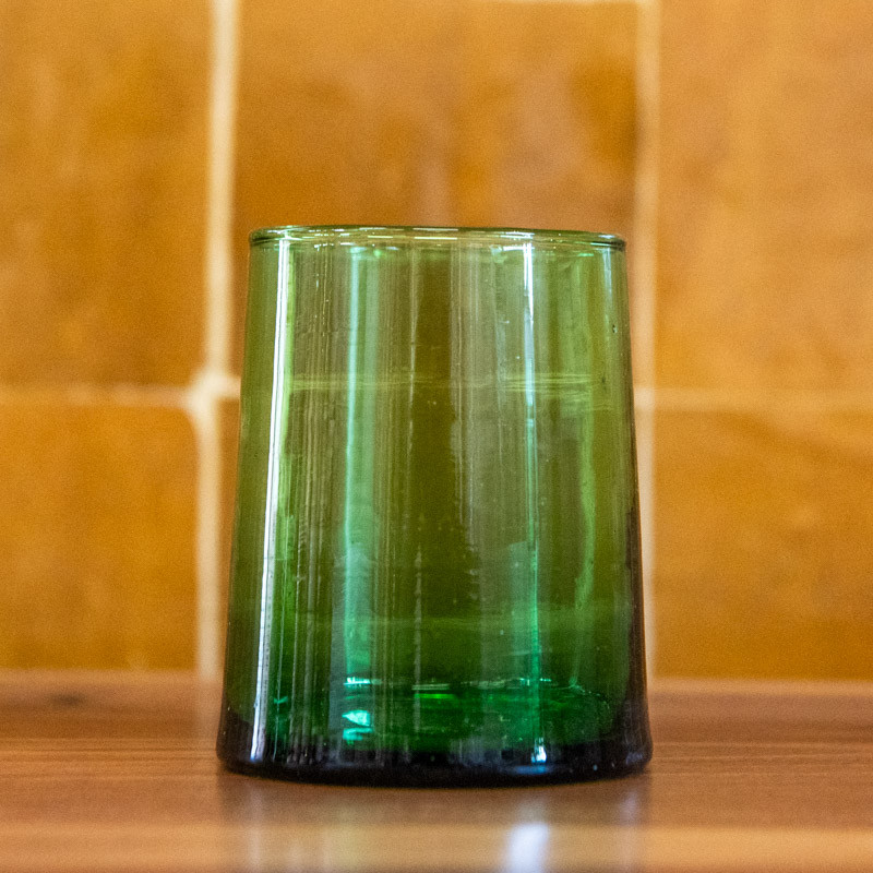 Verre Beldi Evasé - Vert - Taille au choix S / M / L -