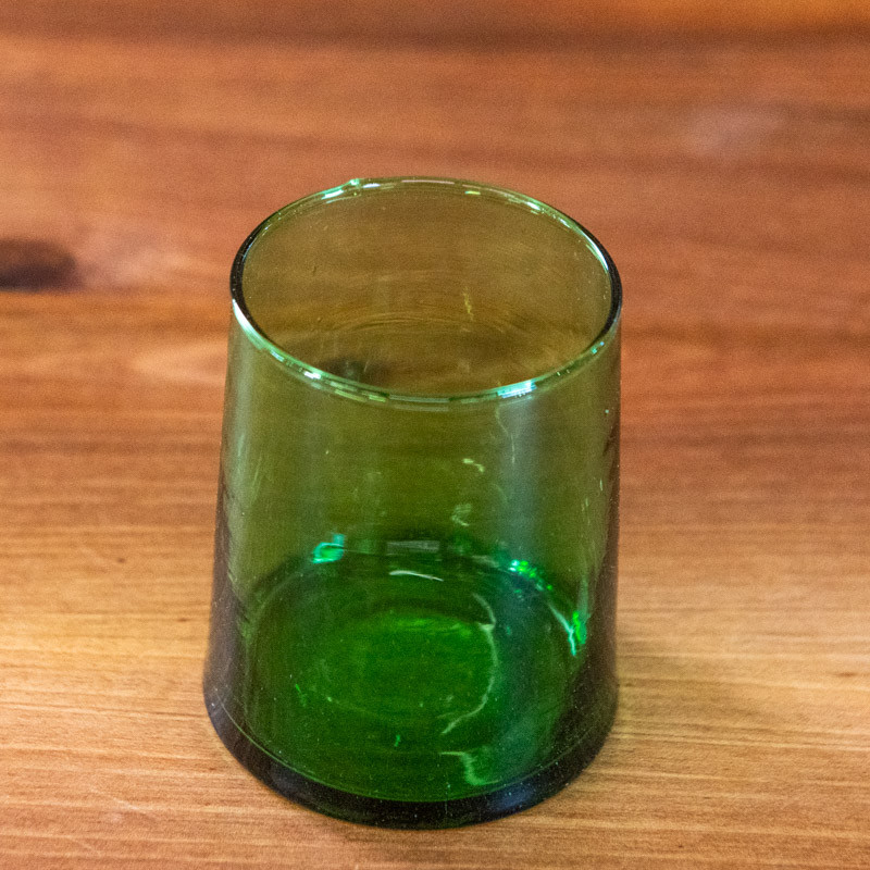 Verre Beldi Evasé - Vert - Taille au choix S / M / L -