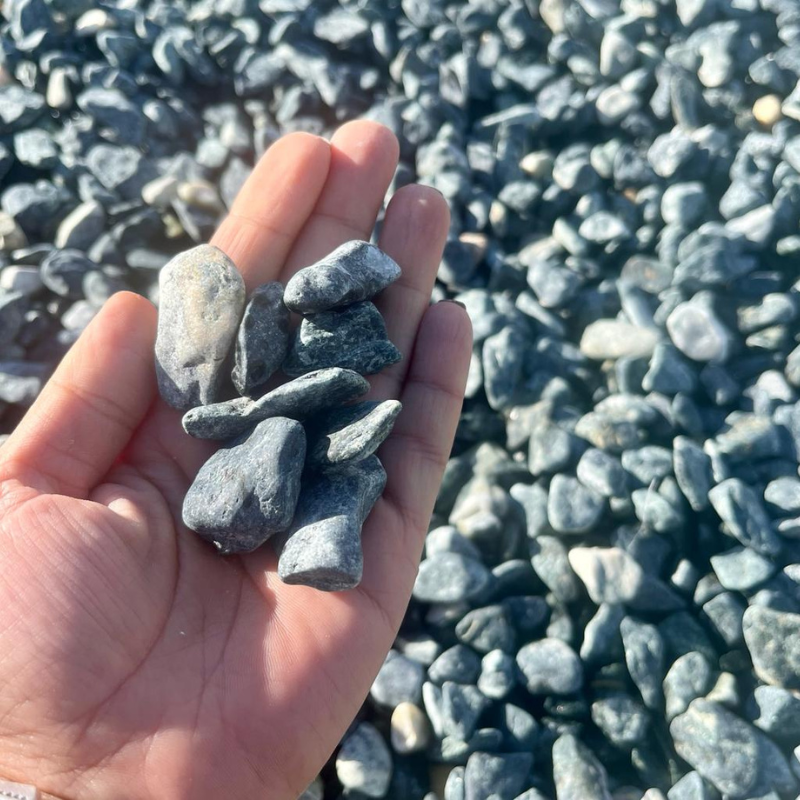 Echantillon - Galet - Vert Caméléon - 24/40mm -