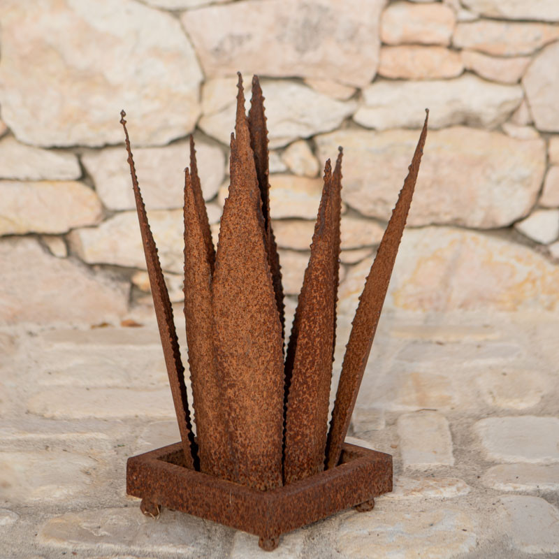 Sculpture Metal - Aloe Vera - ≈55xH85cm -