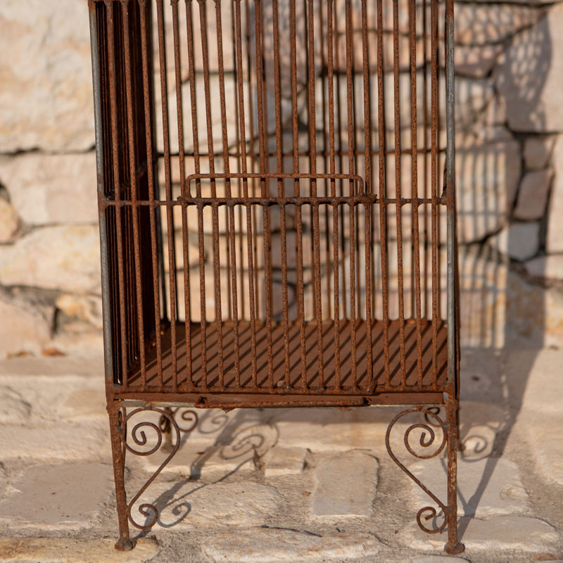 Cage en Fer Forgé - 35/35cm - Hauteur 95cm -
