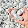 Galet de Marbre Blanc - 40/60mm - 20 kg - Galet de Marbre Blanc - 40/60mm - 20 kg -
