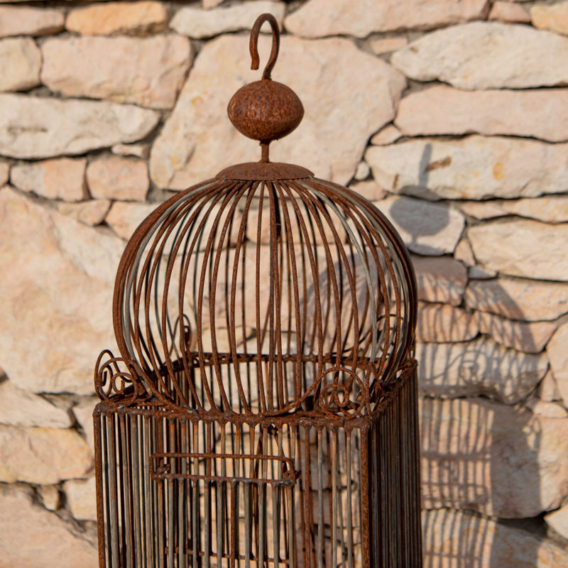 Cage en Fer Forgé - 20/20cm - Hauteur 55cm -