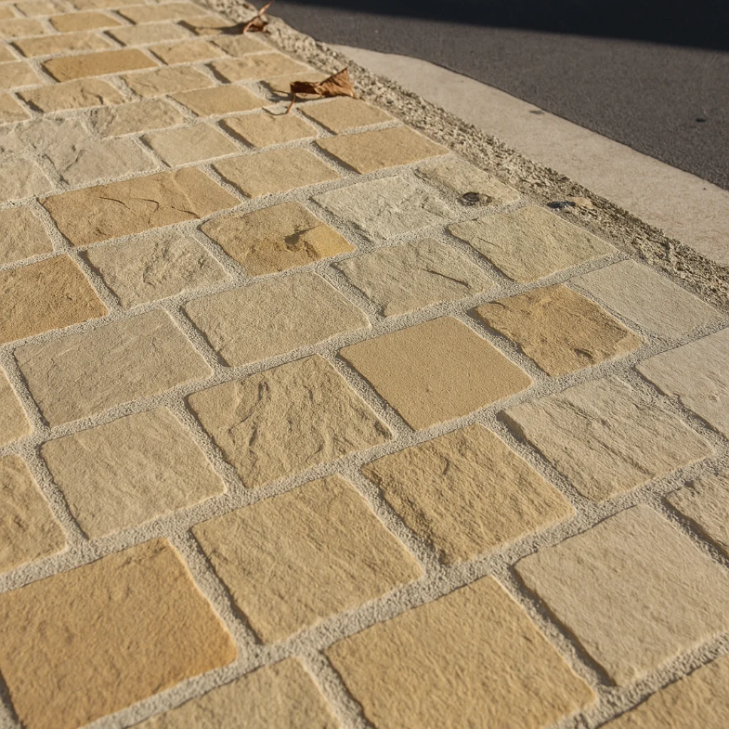 Dallage en Grès d'Inde Kandla Beige