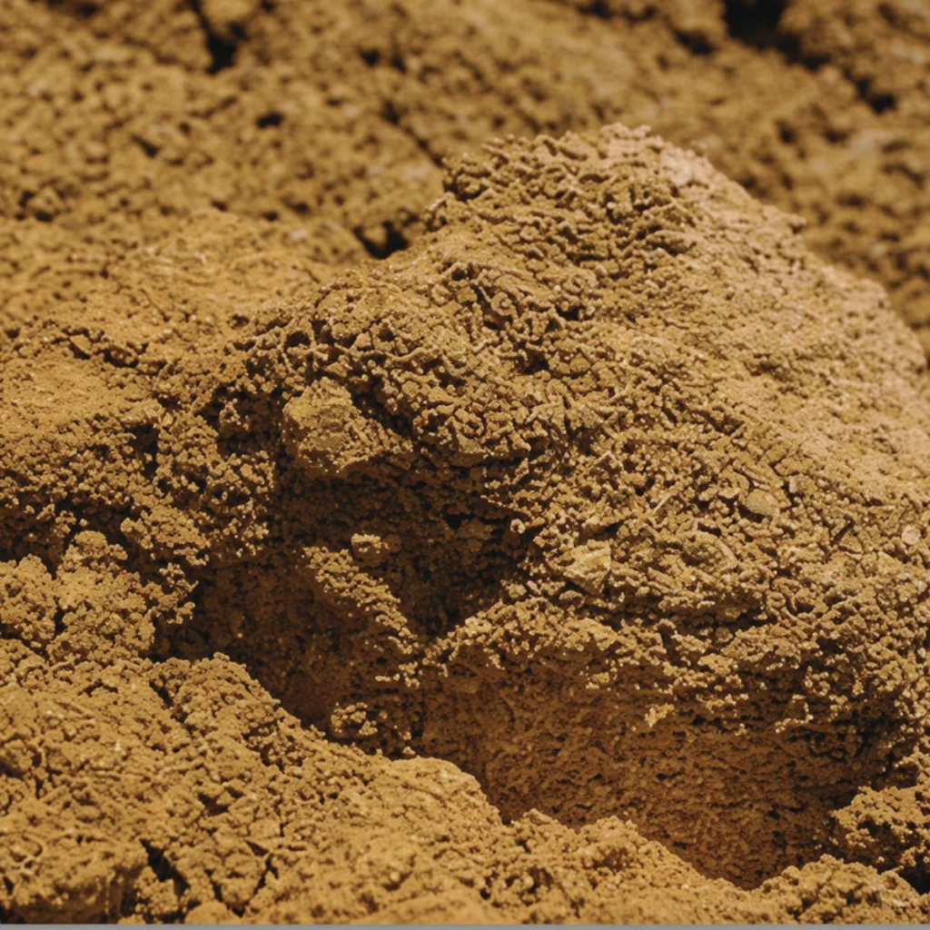 argile broyée pour fabrication de briques en terre cuite