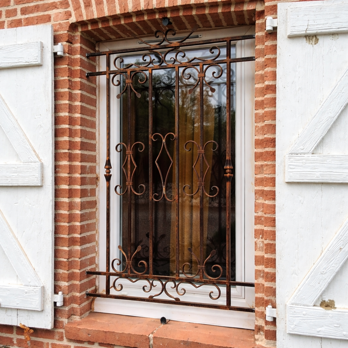 Claustra en terre cuite naturelle pour cloison intérieure design