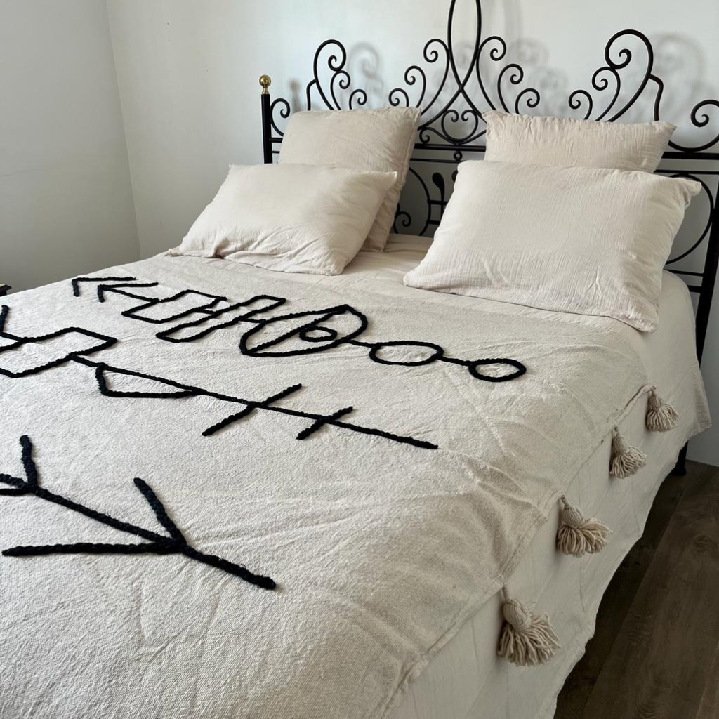 Claustra en terre cuite naturelle pour cloison intérieure design